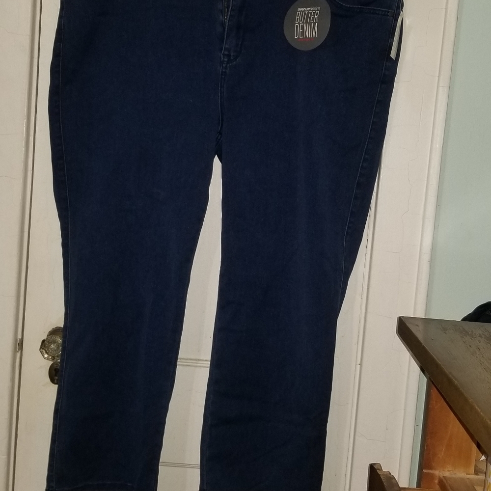 AVENUE LUXE SATEEN JEANS